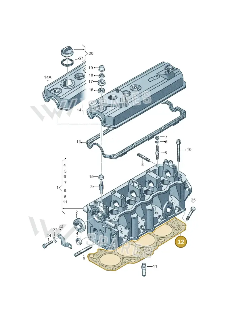 028103383AS — Volkswagen Passat (1997-2000) diagram 127103450, position 12