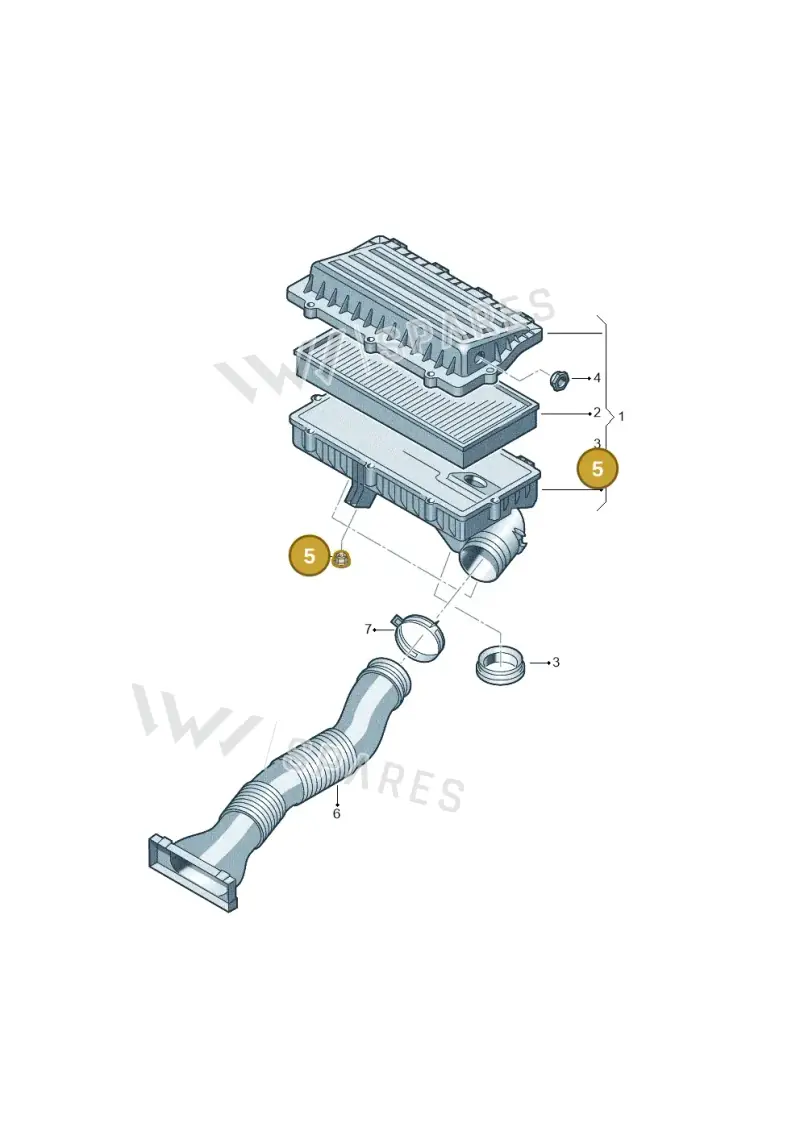 028103638P — Volkswagen Polo Vivo (2017-) diagram 474129000, position 5