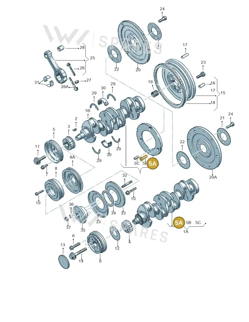028105189B — Volkswagen POLO CLASSIC           06> (2005-) diagram 123105150, position 5A