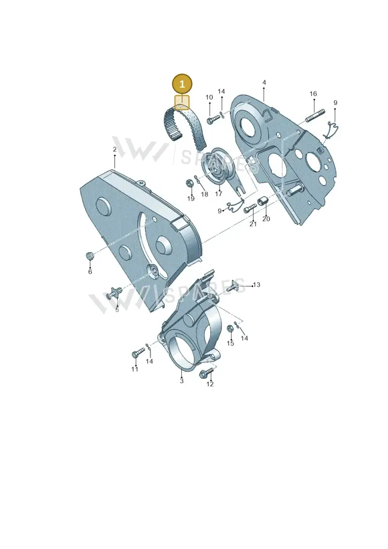 028109119AA — Volkswagen POLO CLASSIC/VARIANT (1996-1999) diagram 117109600, position 1