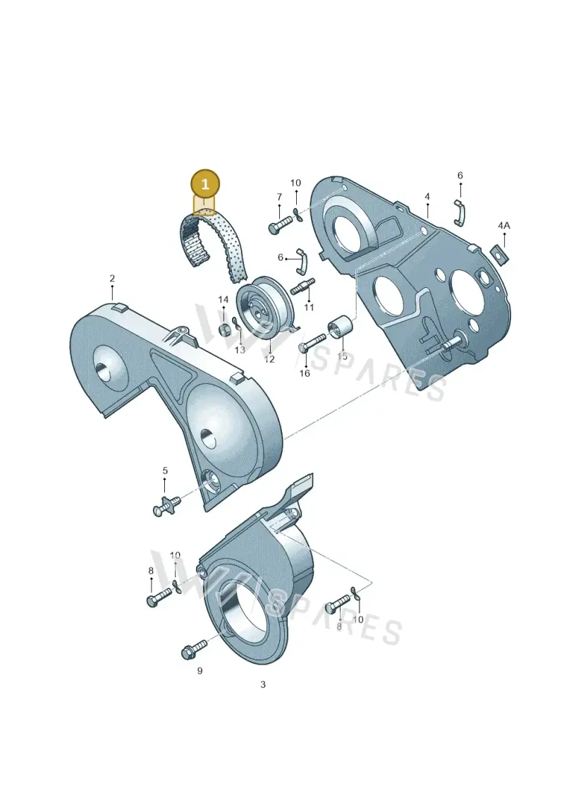028109119N — Volkswagen POLO (1999-2001) diagram 158109600, position 1