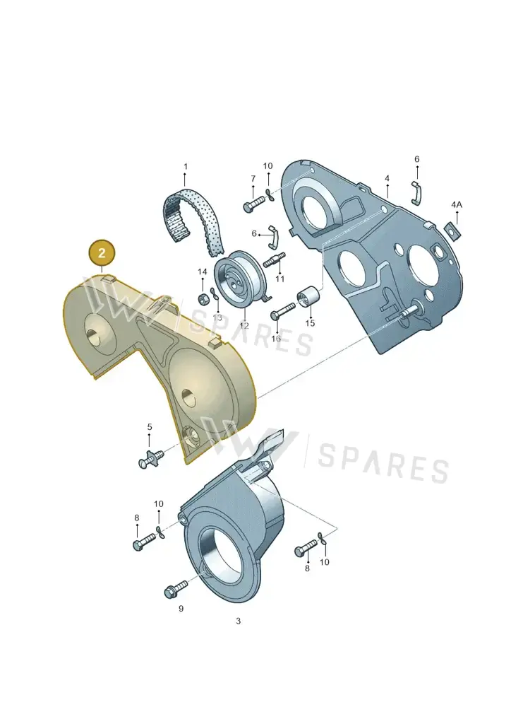 028109123AC — Volkswagen POLO (1994-1999) diagram 158109600, position 2