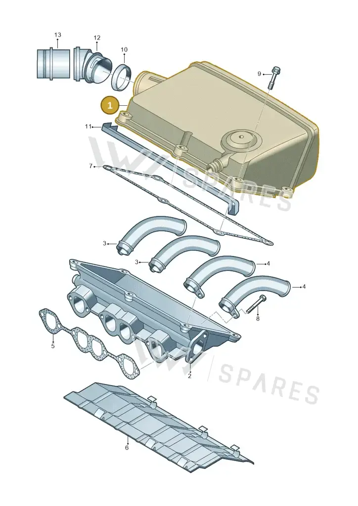 028129037C — Volkswagen POLO (1994-1999) diagram 158129600, position 1
