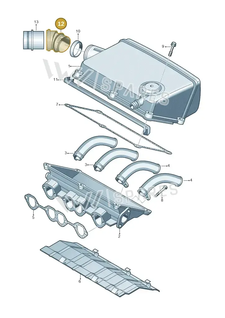 028129635N — Volkswagen LUPO/3L TDI (2003-2005) diagram 158129600, position 12