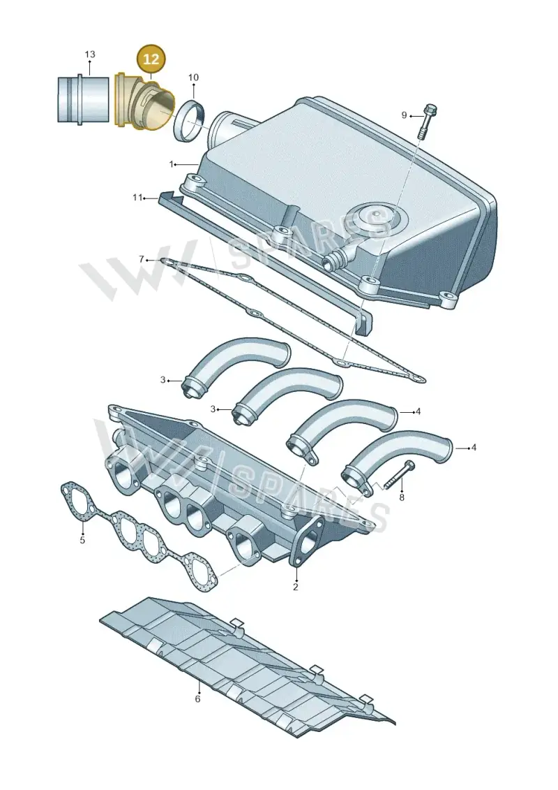 028129635N — Volkswagen LUPO/3L TDI (2003-2005) diagram 158129600, position 12