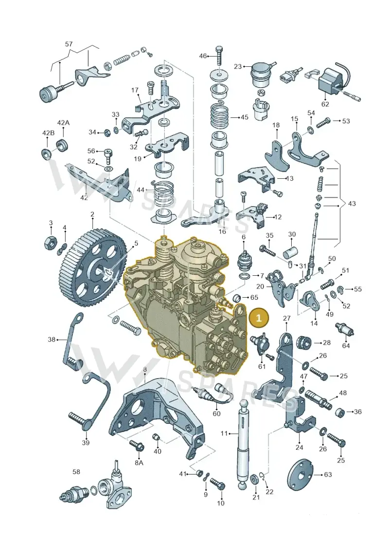 028130107Q — Volkswagen Golf/Ecomatic          95 (1994-1995) diagram 121130100, position 1