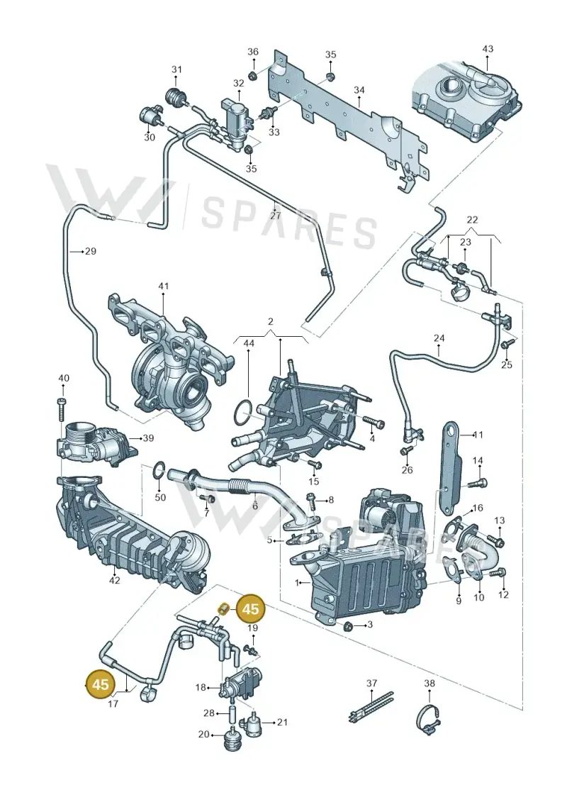 028130229A — Volkswagen Caravelle (2015-2019) diagram 862131150, position 45