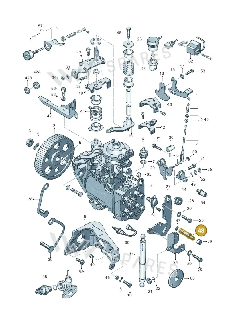 028130795 — Volkswagen CADDY-KOMBI/KASTENW.   06> (2005-) diagram 121130100, position 48
