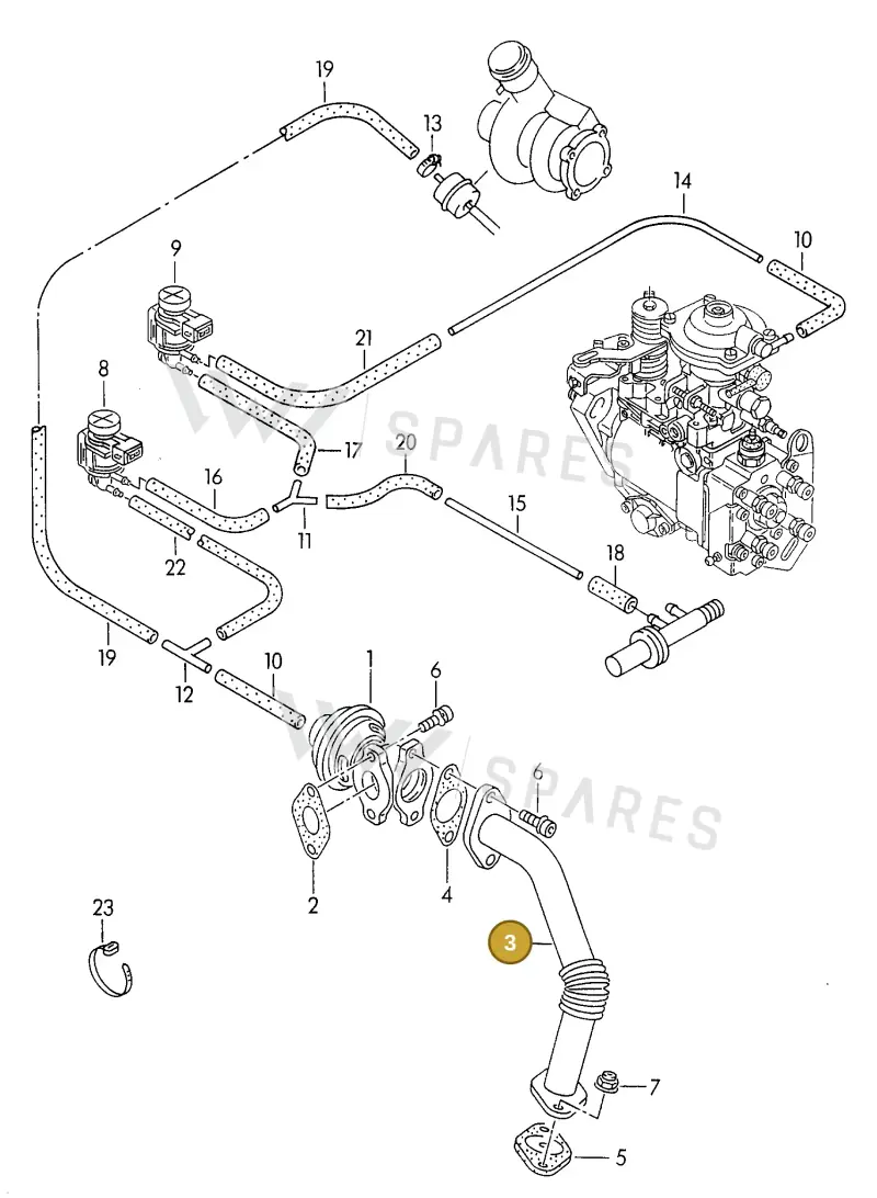 028131521AA — Volkswagen POLO CLASSIC           06> (2005-) diagram 121131140, position 3
