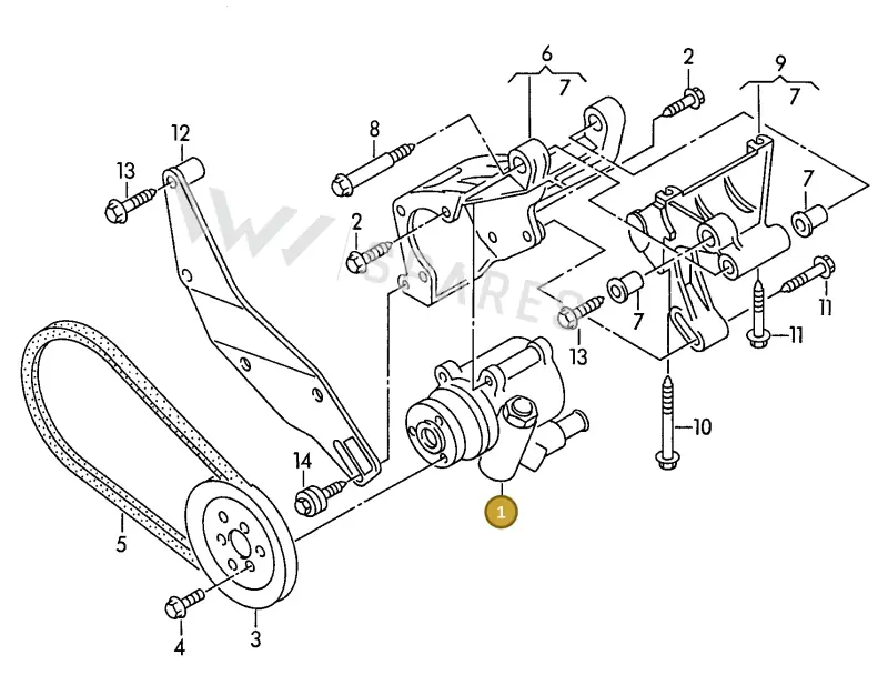 028145157D — Volkswagen Passat (1991-1993) diagram 084047000, position 1