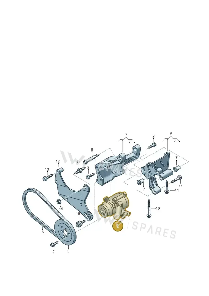 028145157DX — Volkswagen GOLF CABRIO (1998-2001) diagram 121145810, position 1
