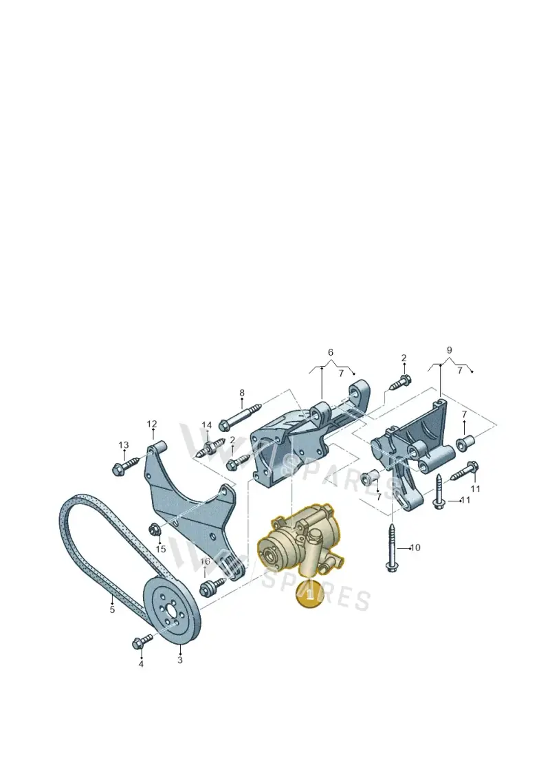 028145157DX — Volkswagen GOLF CABRIO (1998-2001) diagram 121145810, position 1