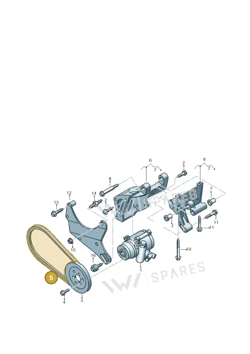 028145271K — Volkswagen CADDY-KOMBI/KASTENW.   06> (2005-) diagram 121145810, position 5