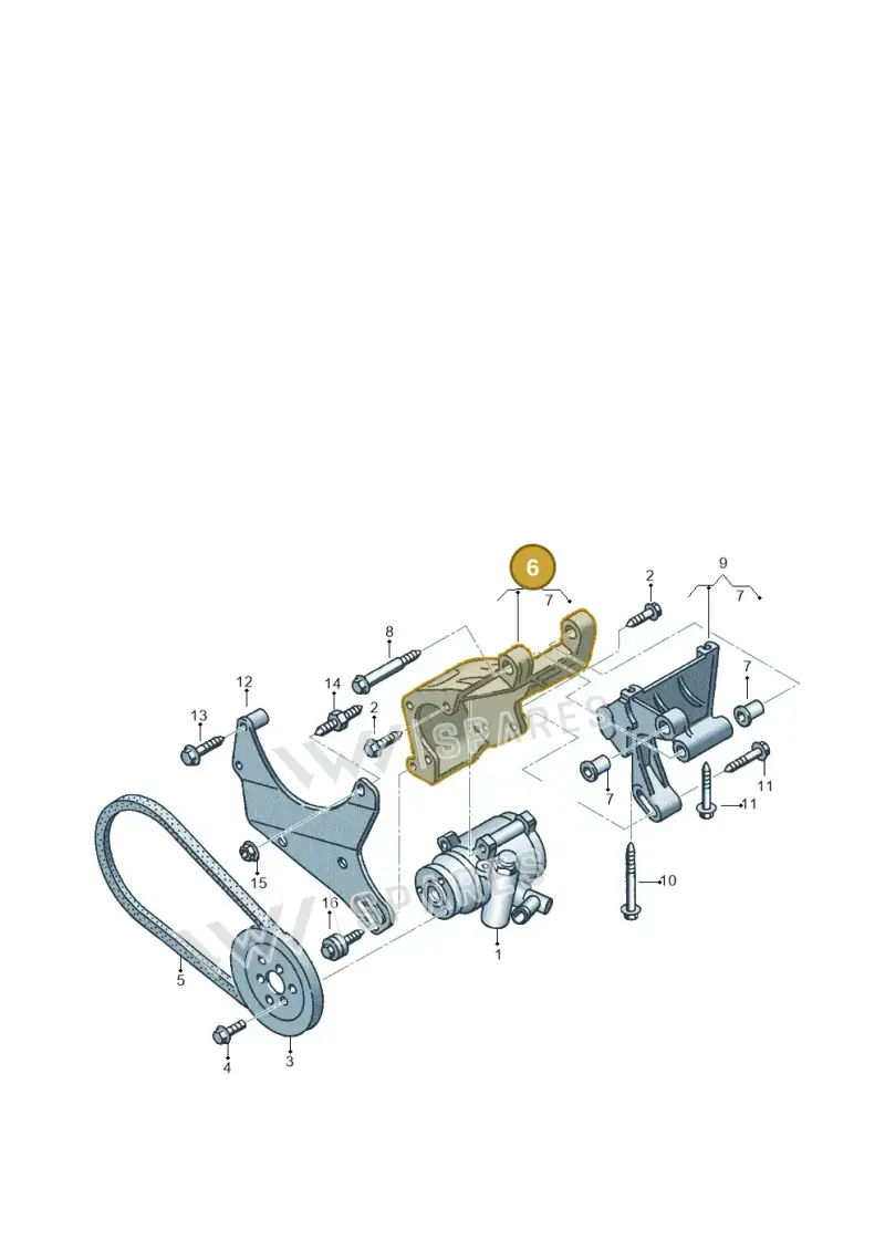 028145521A — Volkswagen Jetta GLX              94 (1993-1994) diagram 121145810, position 6