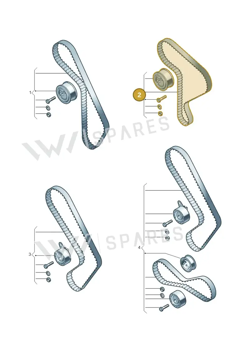 028198119 — Volkswagen Eurovan                95 (1994-1995) diagram 230109000, position 2