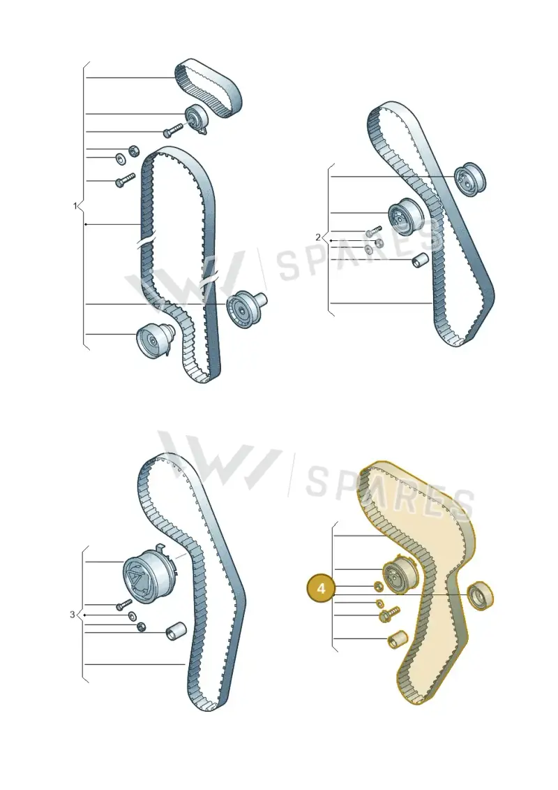 028198119E — Volkswagen POLO CLASSIC/VARIANT (1996-1999) diagram 420109000, position 4