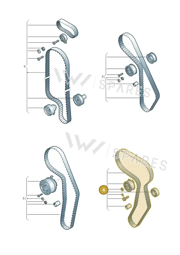 028198119G — Volkswagen POLO (1999-2001) diagram 420109000, position 4