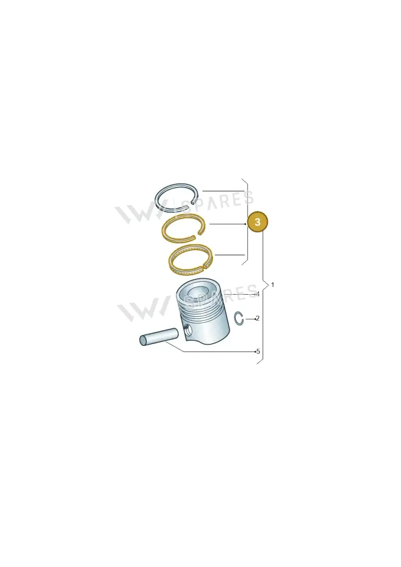 028198151A — Volkswagen Passat (1997-2000) diagram 117107000, position 3