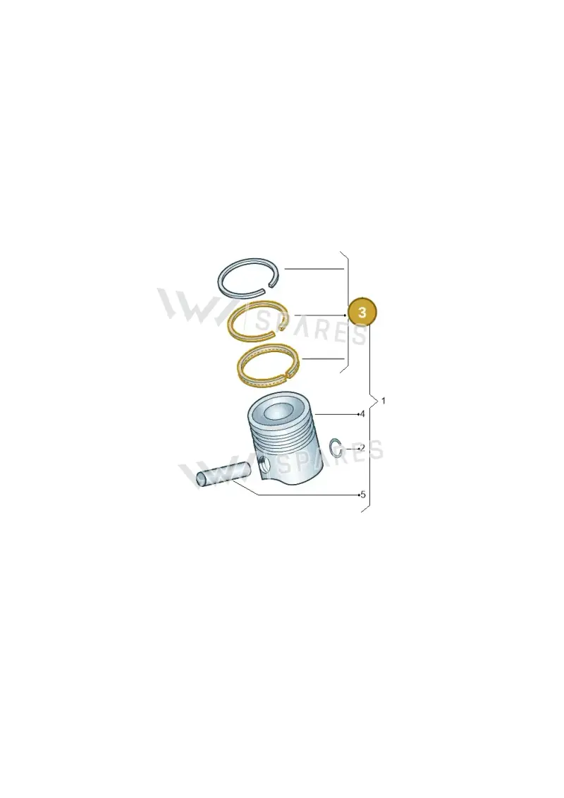 028198151B — Volkswagen Passat (1997-2000) diagram 117107000, position 3