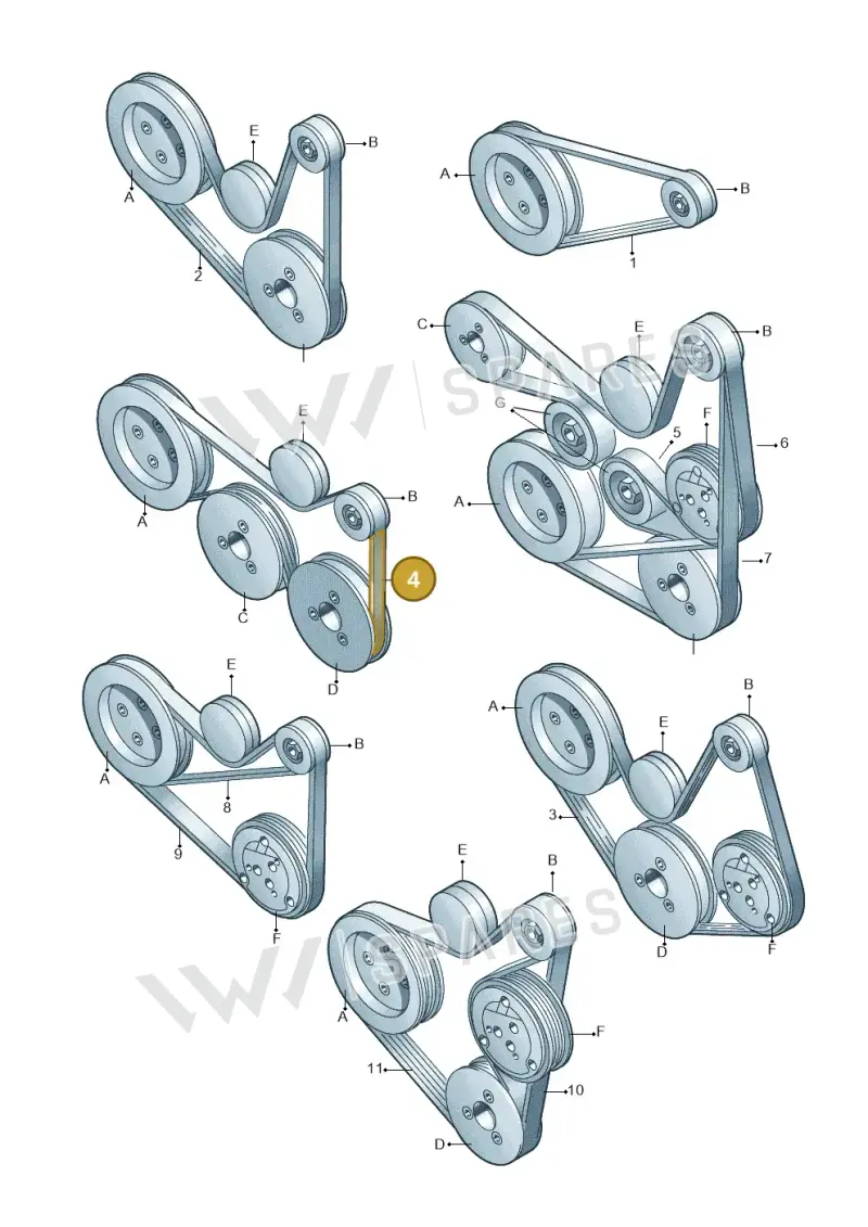 028903137AP — Volkswagen LUPO/3L TDI (2003-2005) diagram 158903950, position 4