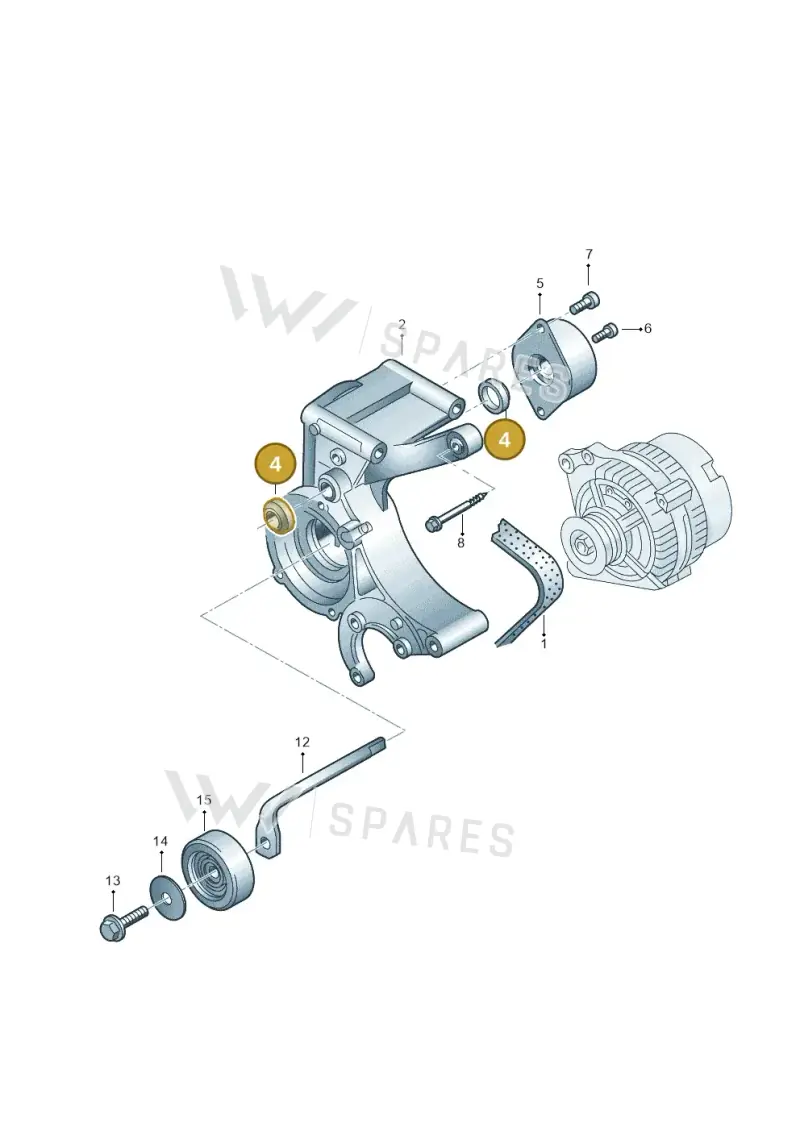 028903310 — Volkswagen LUPO/3L TDI (2003-2005) diagram 158903400, position 4
