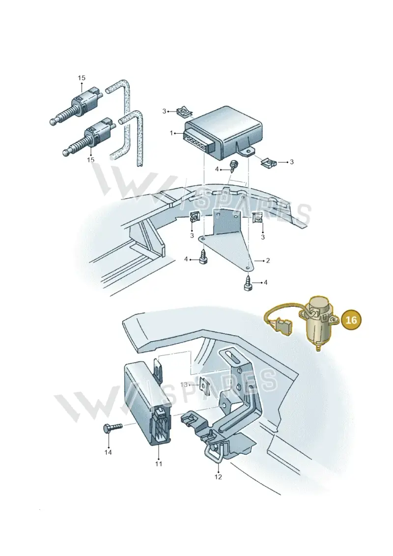 028907475C — Volkswagen Passat syncro/4Motion (1998-2000) diagram 114907200, position 16