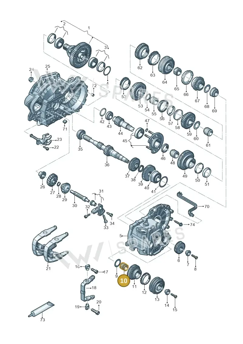 02A311115E — Volkswagen T-Cross 1,0 (2018-2024) diagram 827315030, position 10