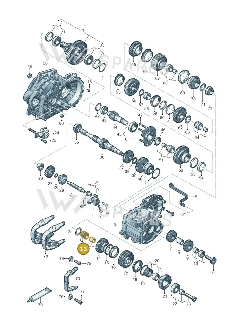02A311115E — Volkswagen T-Roc BlueMotion (2017-2024) diagram 827320030, position 13