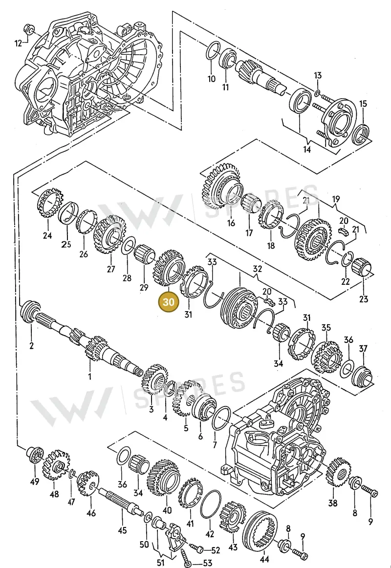 02A311129AQ — Volkswagen Corrado (1989-1995) diagram 084063000, position 30