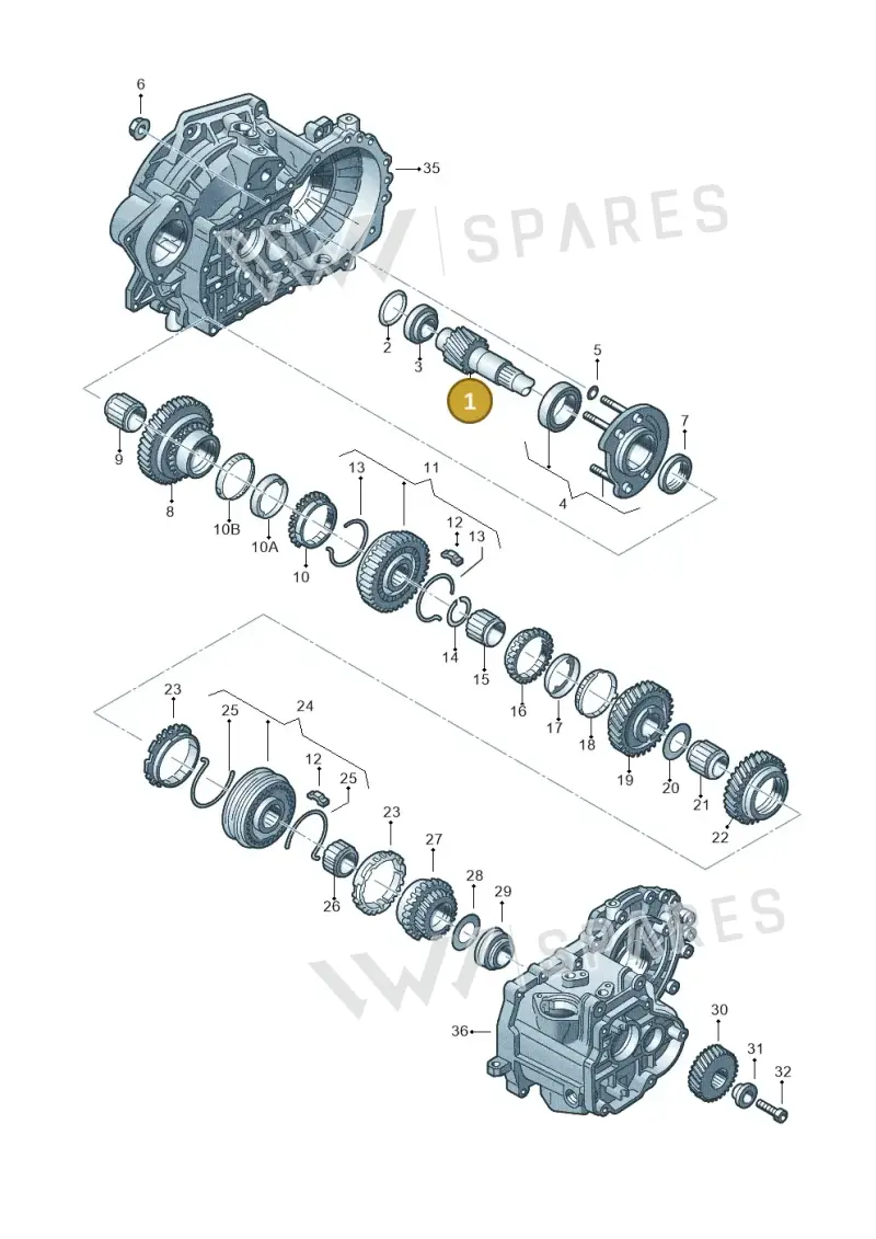 02A311205S — Volkswagen Jetta Wagon            02 (2001-2002) diagram 201311380, position 1