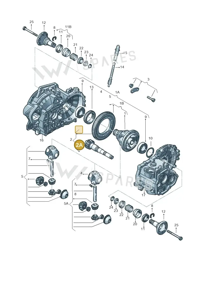 02A311205S — Volkswagen New Beetle             06> (2005-) diagram 148409250, position 2A