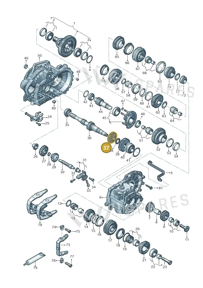 02A311285BA — Volkswagen T-Roc BlueMotion (2017-2024) diagram 827320030, position 37
