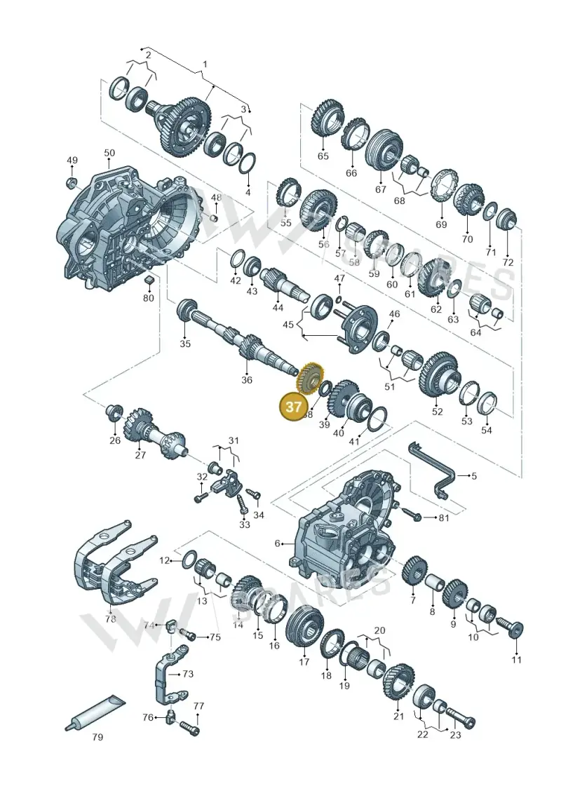 02A311285BA — Volkswagen Arteon (2017-2023) diagram 828303520, position 37