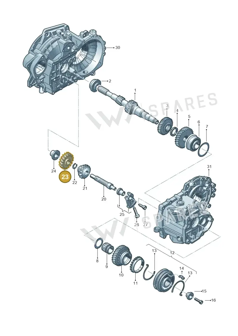 02A311507D — Volkswagen GOLF/VAR./4MOT. A4     02 (2001-2002) diagram 201311390, position 23