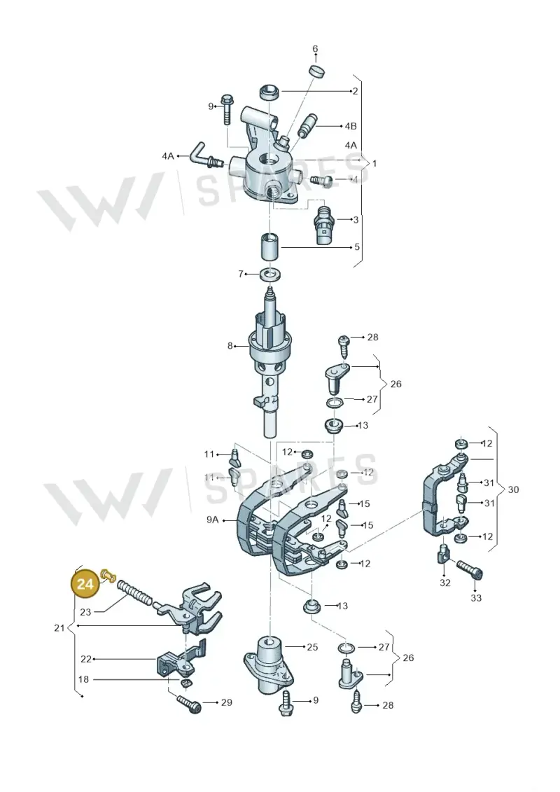 02A311614 — Volkswagen New Beetle             06> (2005-) diagram 266311900, position 24