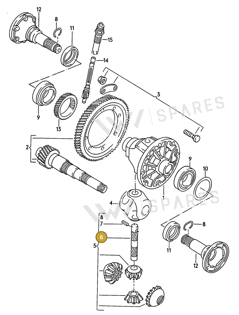 02A409177C — Volkswagen Passat (1989-1991) diagram 084071100, position 6