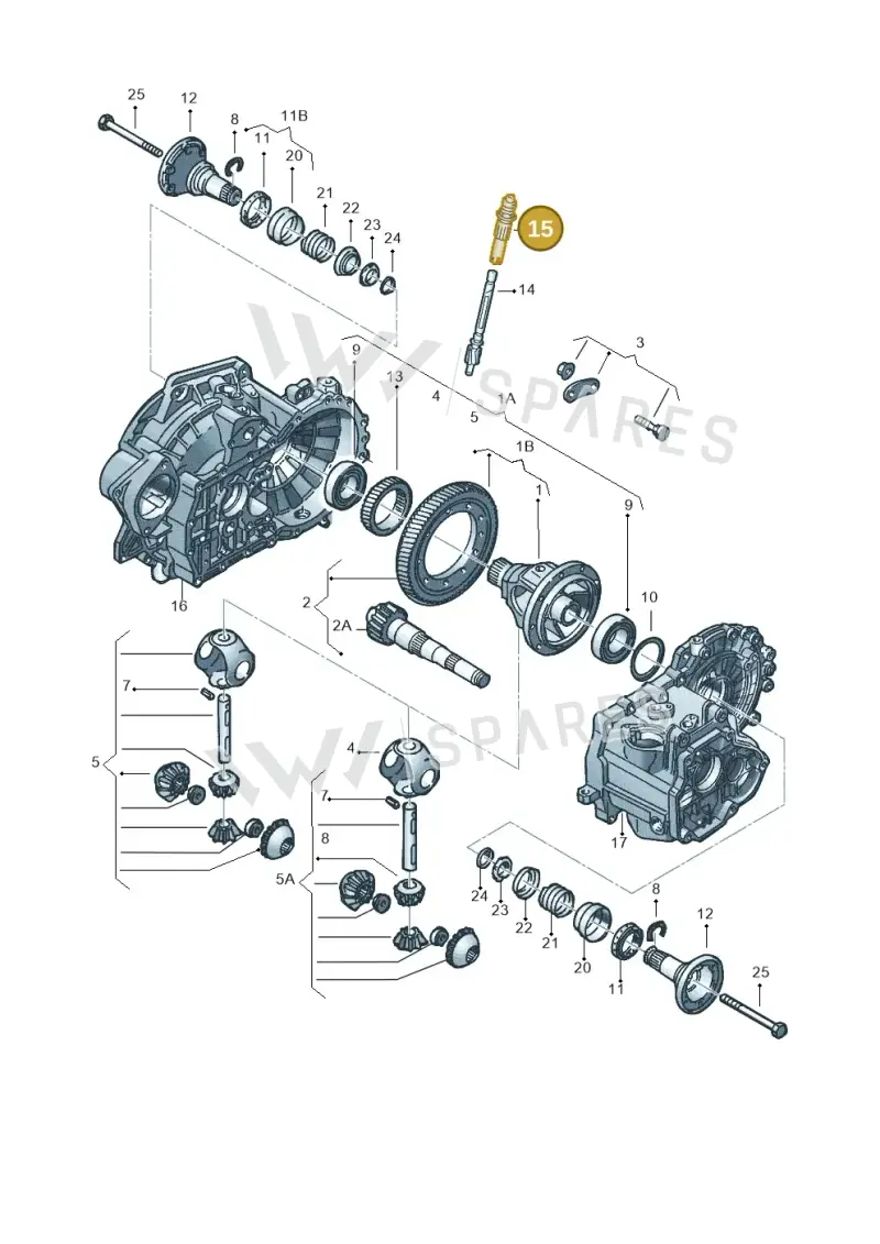 02A409193 — Volkswagen New Beetle             06> (2005-) diagram 148409250, position 15