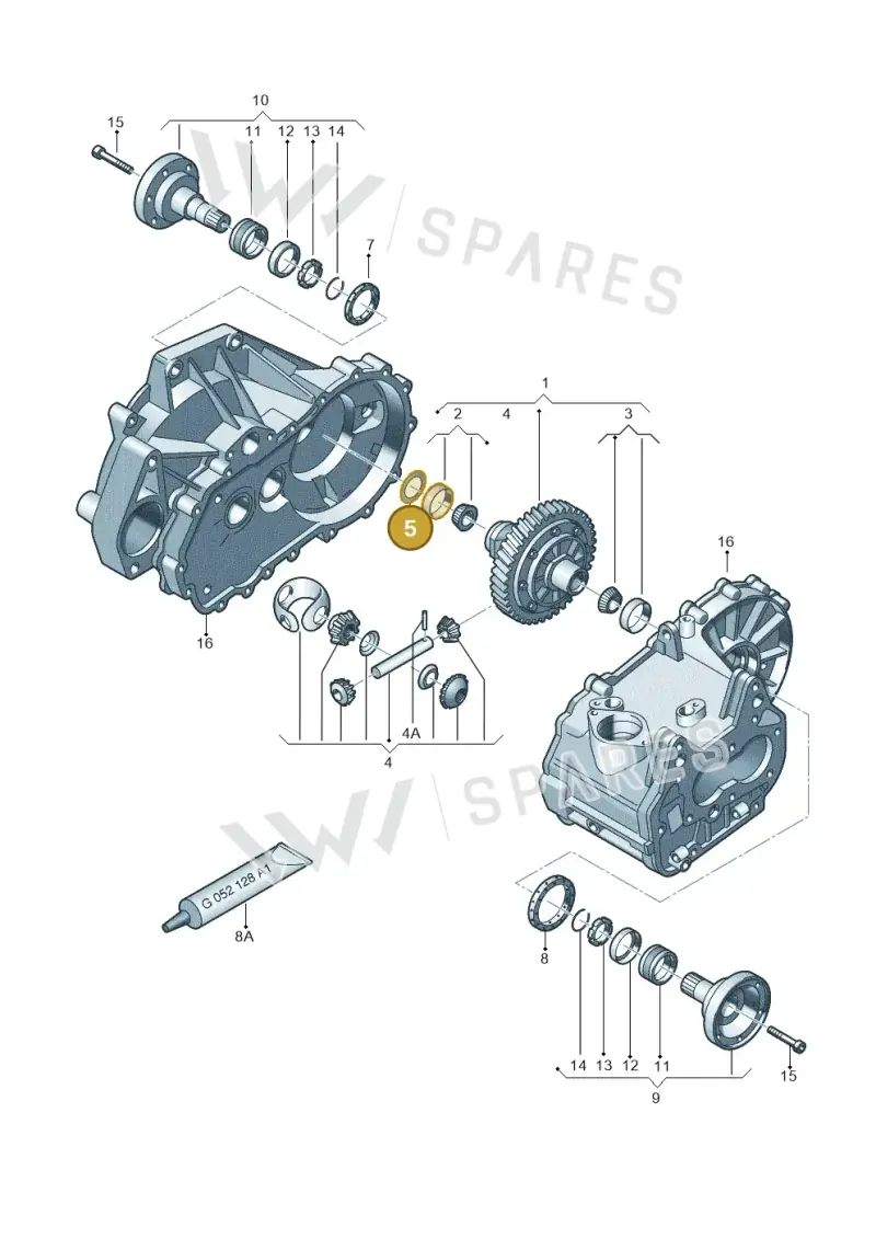 02A409210B — Volkswagen Golf estate (2009-2013) diagram 409409220, position 5