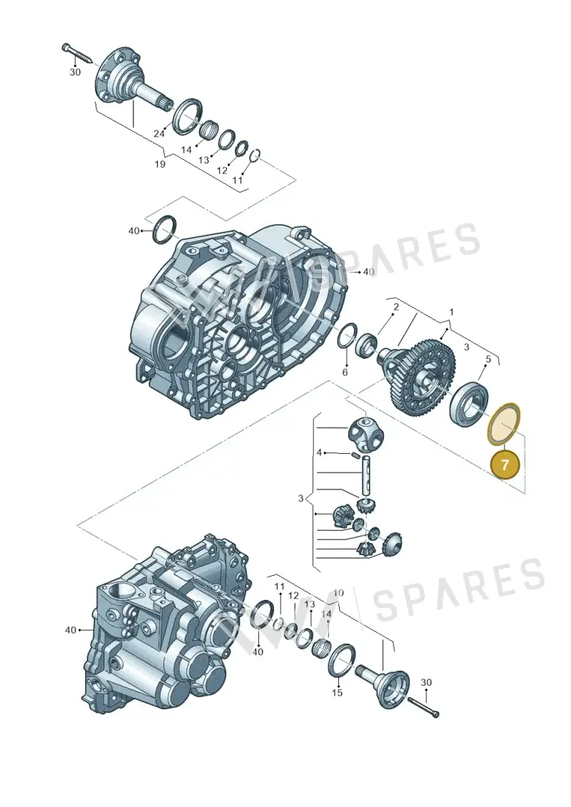 02B409210D — Volkswagen Jetta (2010-2014) diagram 649409300, position 7