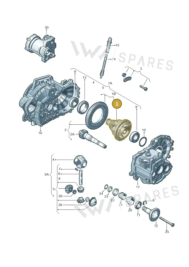 02C409121E — Volkswagen Jetta/Wagon (2002-2006) diagram 143409100, position 1