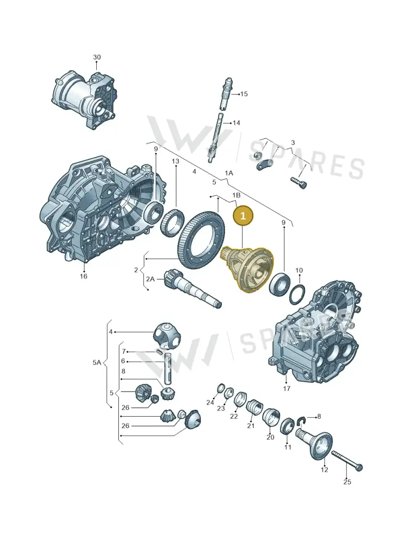02C409121E — Volkswagen Jetta/Wagon (2002-2006) diagram 143409100, position 1