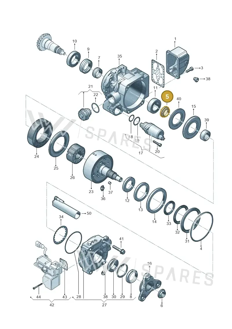 02D525133A — Volkswagen Sharan (2008-2010) diagram 194525150, position 5