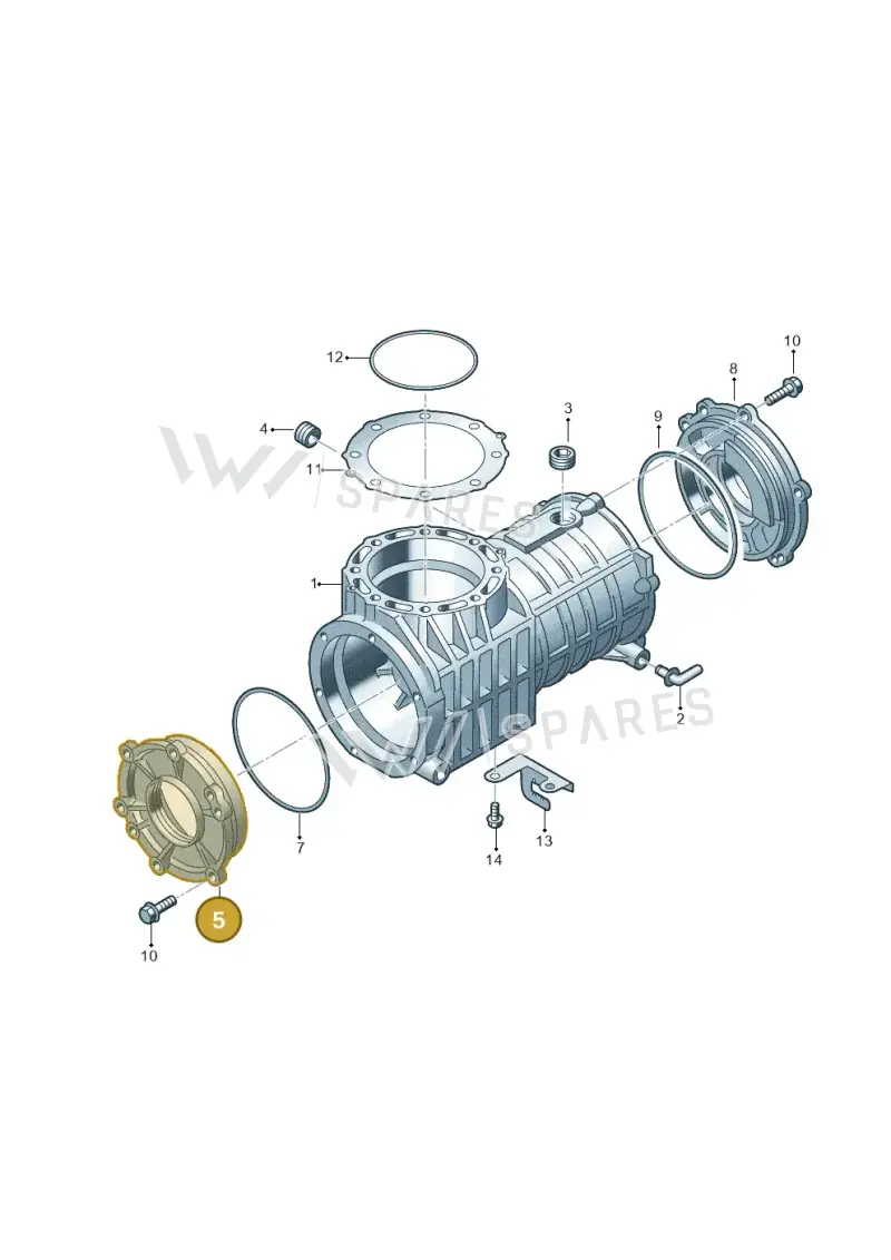 02D525229C — Volkswagen Sharan (2008-2010) diagram 194525110, position 5