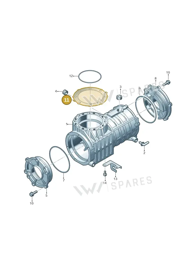 02D525291DG — Volkswagen Sharan (2008-2010) diagram 194525110, position 11
