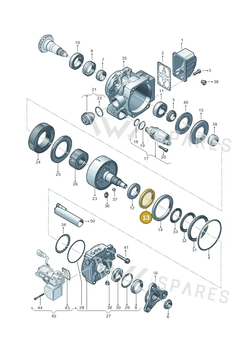02D525293A — Volkswagen Sharan (2008-2010) diagram 194525150, position 13
