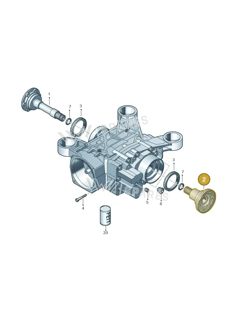 02D525355E — Volkswagen Taos 1.4 (2020-2024) diagram 412525120, position 2