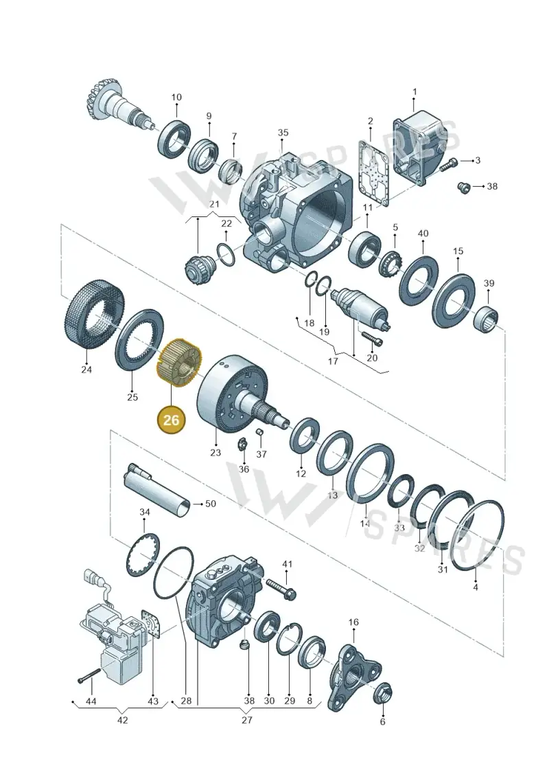 02D525634 — Volkswagen Sharan (2008-2010) diagram 194525150, position 26