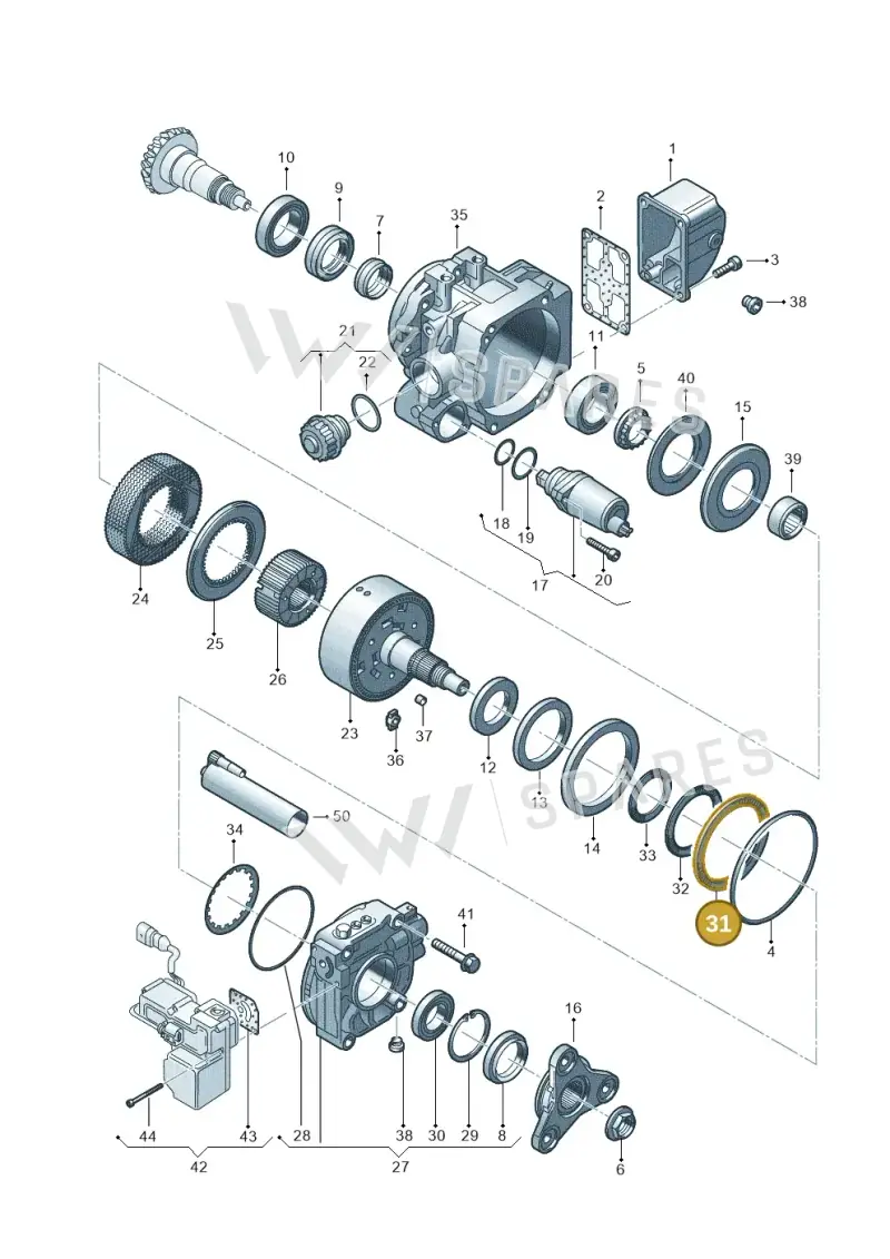02D525781A — Volkswagen Sharan (2008-2010) diagram 194525150, position 31