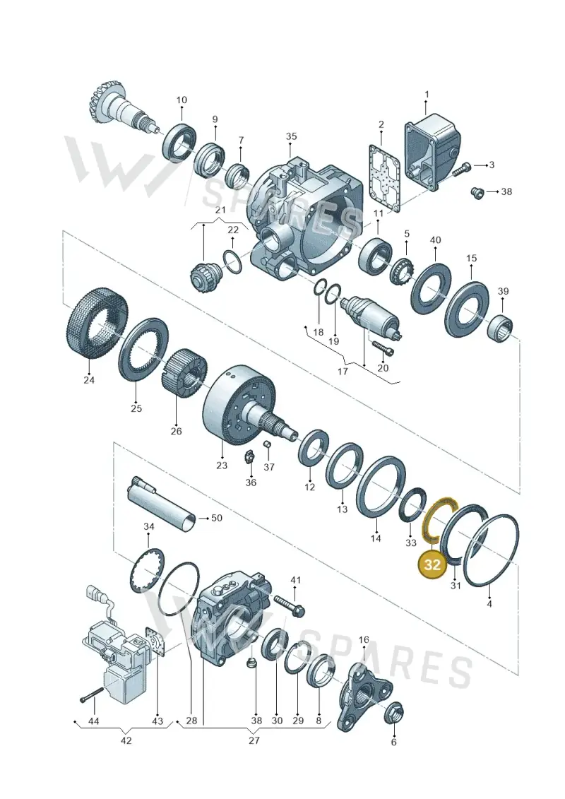 02D525781B — Volkswagen Sharan (2008-2010) diagram 194525150, position 32