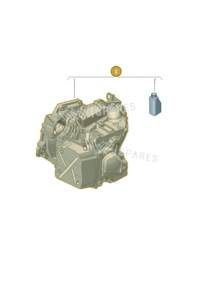 02E300054LX00K — Volkswagen Golf (2011-2013) diagram 746300400, position 1